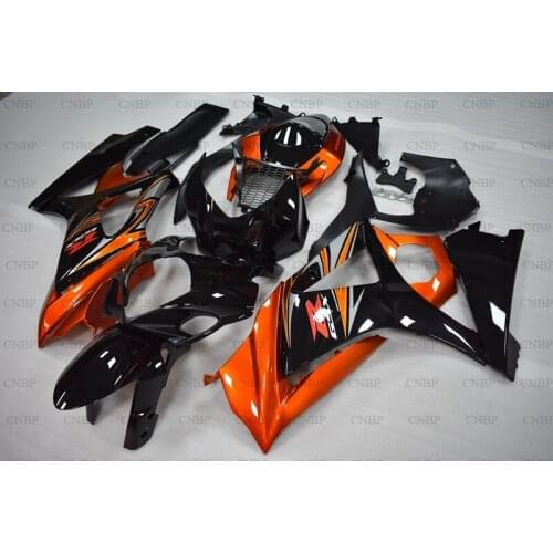 GSX-R1000 2007 - 2008 K7 Abs Fairing for Suzuki GSXR1000 08 Fairings GSXR1000 07 Orange Black Fairings