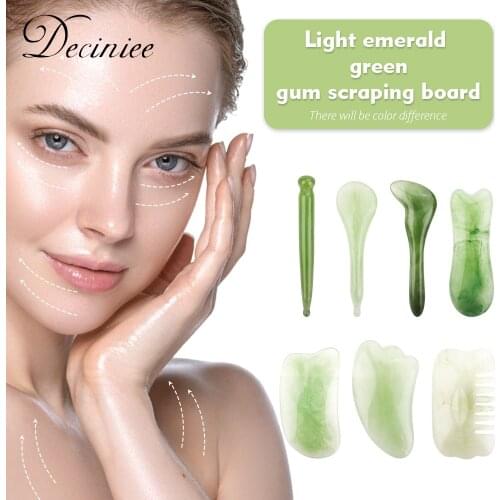 Gua Sha Facial Tool Natural Resin Chinese Gua Sha Massage Tool Anti-Aging Anti-Wrinkle Gua Sha Scraping Tool for Face Body Leg
