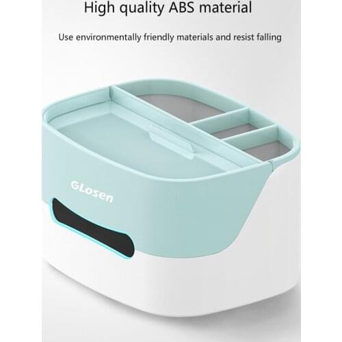 Creative pen container storage box multi-function office desktop tissue box students home personality simple pen organizer