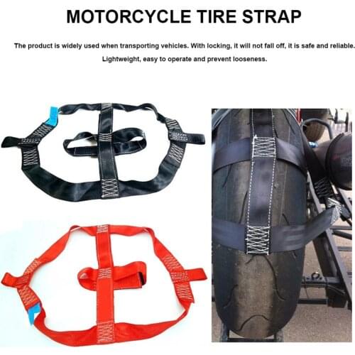 Motorcycle Electric Vehicle Binding Strap Fixing Strap Fastening Strap Rear Wheel Strap Motorcycle Tire Strap