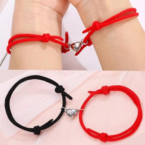 Mens And Womens Fashion Couple Bracelets Love Adjustable Magnetism Attracts Each Other To Love Jewelry From A Distance