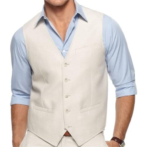 Men Waistcoat,Custom Made Men Linen Vest,Tailor Made Wedding Men Vest,Suit Vest Groom Dress