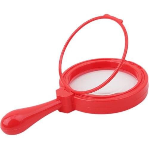 New Plastic Mini Magnifying Glass childrens Toys 5colors