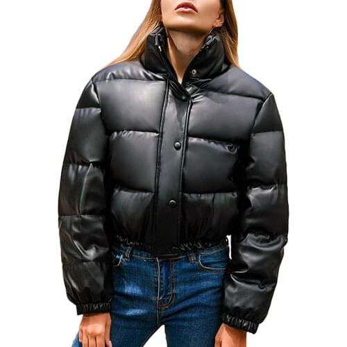 Pybcvrrd Women's Leather Down Jackets