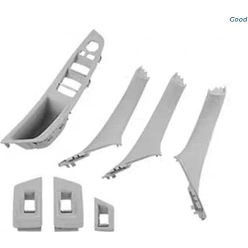 Car Interior Door Handle Compatible with BMW5 Series F10 F18 Window Lift Switch Armrest Panel 51417225875 51417225892
