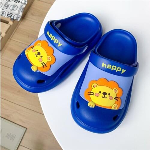 Summer Children Slippers Casual Cartoon Clogs for Children Cute Bunny Toddler Girl Shoes Rubber Beach Slippers Baby Boys Clogs