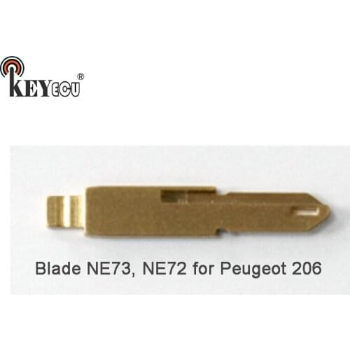 KEYECU 25x KEYDIY Universal Remotes Flip Key Blade NE73, NE72 for Peugeot 206