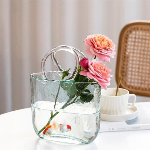 Flower Vase For Wedding Decor Centerpiece Glass Vase Mariage Table Ornaments Desktop Tabletop Vase Nordic