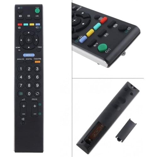 ABS Replacement English TV Remote Control Support 2 x AAA Batteries for Sony RM-ED009 TV