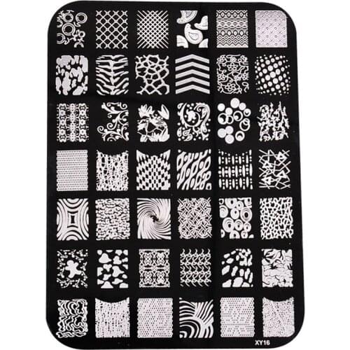 Image Plate Series XY 1Pcs Designs Nail Art DIY Image Stamping Plate
