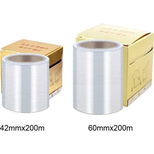 5 Boxes New Tattoo Plastic Wrap Preservative Film for Permanent Makeup Tattoo Eyebrow Liner 42mm*200m Tattoo Accessories Supply