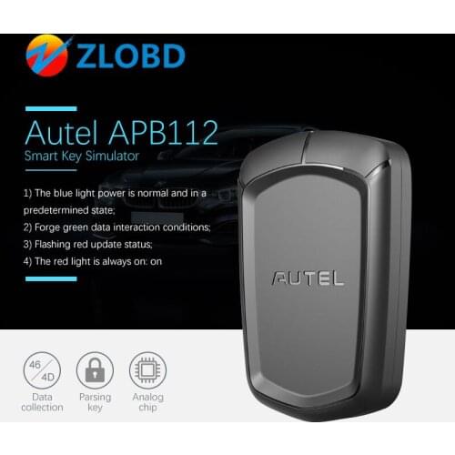 AUTEL APB112 Smart Key Simulator Support 46,4D,H Chip