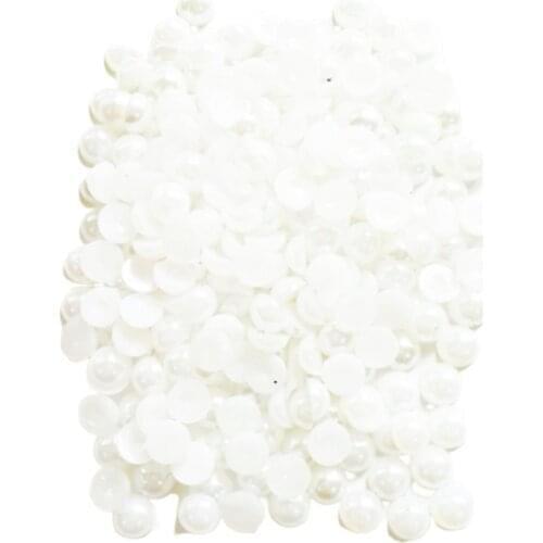 White Half Pearl Beads 100 pcs хна для мехенди henna bride veil welon