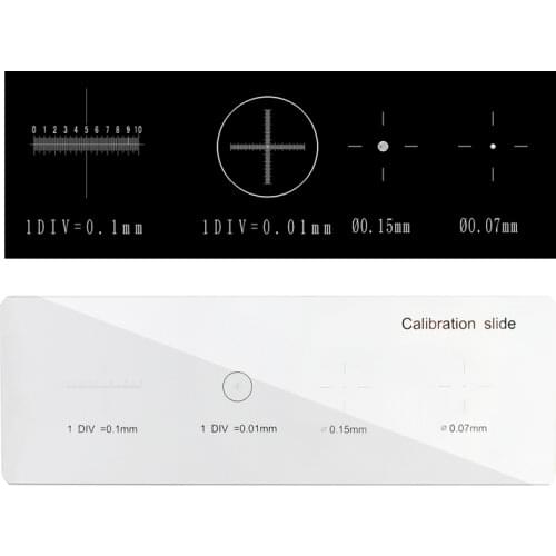 DIV=0.01mm Measuring Micrometer 0.01mm Glass Microscopic Ruler Microscope Inspection Measurement Calibration Ruler