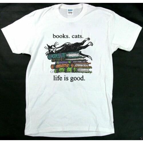 Edward Gorey BOOKS CATS Life Is SWEET T shirt shirt