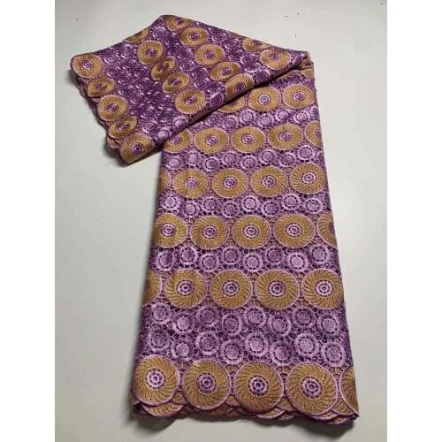 Hot Sale African Cord Lace Fabric 2021 High Quality Water Soluble Nigerian Guipure Cord Lace For Wedding 5Yards