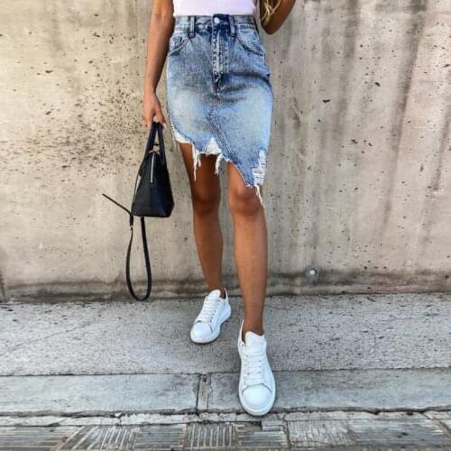 Meihuida Denim Skirts For Women
