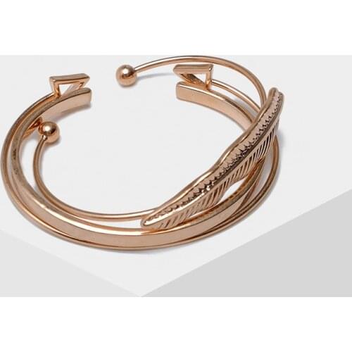Amorita boutique Fashionable two - color can player bracelet