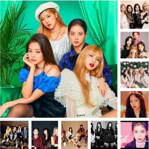 Diy Diamond Painting Mosaic Square Round Diamond Embroidery Full Drill Kpop Beautiful Girl Group 5d Room Decor Cross Stitch Kits