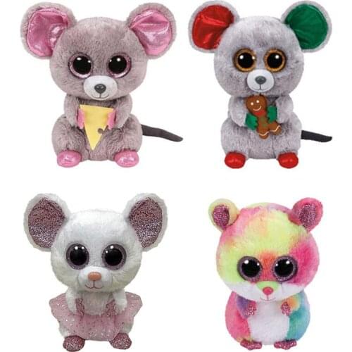 New Big Eyed Mouse Plush Kids Stuffed Animals Toys For Children Gifts 15CM