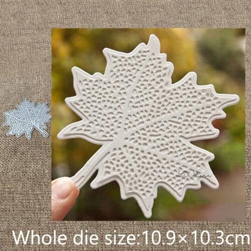 New Design Craft Metal stencil mold Cutting Dies 2pcs hole maple decoration scrapbook die cuts Album Paper Card Craft Embossing