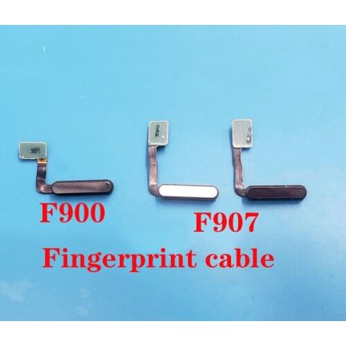 New original for Samsung Galaxy Fold 4G 5G F900 F907 Fingerprint reader Finger print sensor key button flex cable