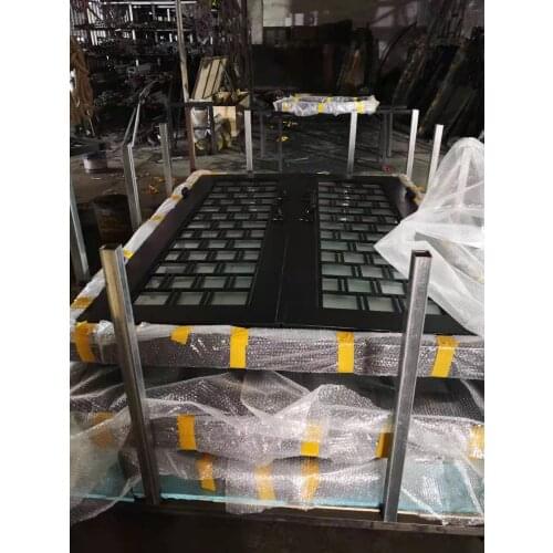 Wholesale made in china 12 gauge wrought iron doors for sale with lowest price Hc-id6