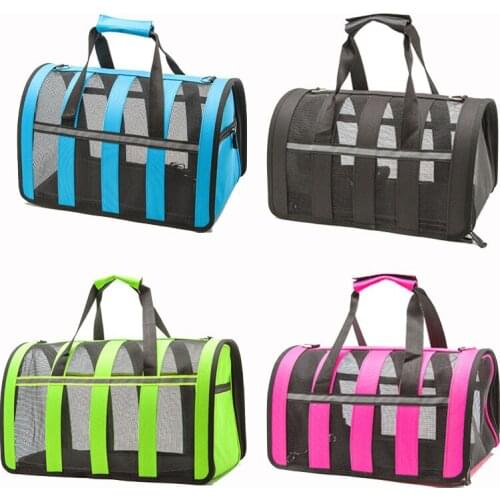 TECHOME Convenient Outside Dog Carrier Cat Holder Travel Bag Pet Carrier Portable Pet Carrier Purse Breathable Puppy Dog Handbag