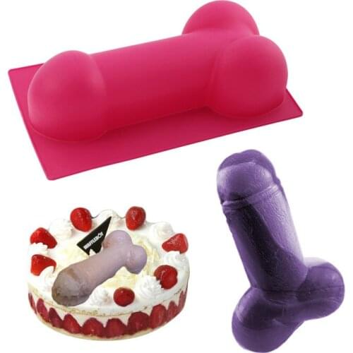 Sexy Penis Silicone Mold Fondant Gum Paste Chocolate Ice Cake Baking Moulds Cake Decorating Tools