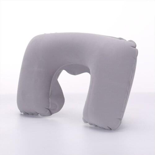 Portable U-Shape Neck Support Pillow cervical collar Outdoor Travel Camping neck brace Inflatable Cushion Nap Savior Health Care