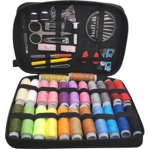 Portable Sewing Kits DIY Multi-function Sewing Box Set for Hand Quilting Stitching Embroidery Thread Sewing Accessories Kits