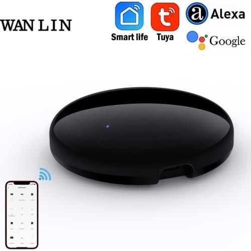 WANLIN Tuya Smart home IR Control Blaster Infrared Wireless Remote Controller Work with Alexa Google Home Assistant