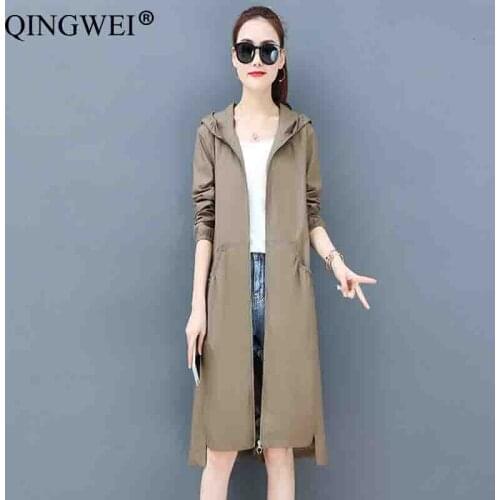 Женские тренчи QINGWEI China At AliExpress