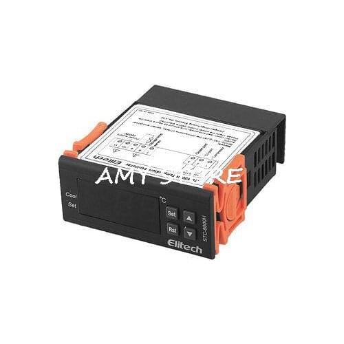 STC-8000H AC 220V Digital Thermostat Temperature Controller w Black Sensor Cable