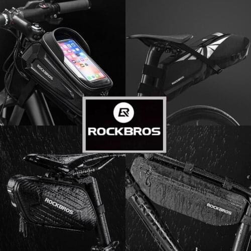ROCKBROS Bicycle Bags Rainproof Large Capatity Storage MTB Road Bike Shockproof Safe Refletive Bag Riding Pannier Accessories