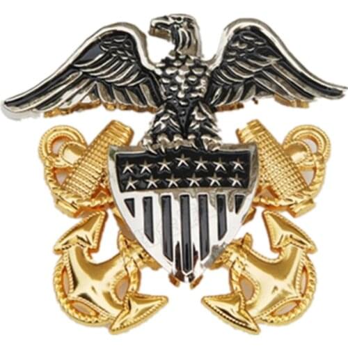 American Army Hat Badge For U.S. Military Officer Navy Cap