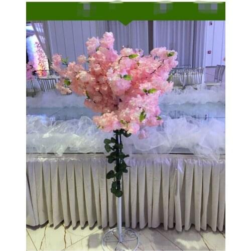1 Meter Long Artificial Simulation Cherry Blossom Flower Bouquet Wedding Arch Decoration Garland Home Decor Supplies