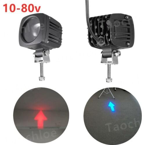 1pcs forklift Blue arrow Red Arrow Spot beam LED Arrow Light for Material Handling Safety Light 3w 10-80v DC led warning lights