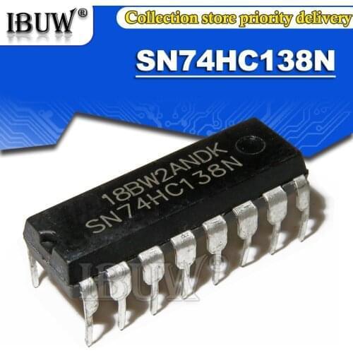 10PCS SN74HC138N DIP16 SN74HC138 74HC138N 74HC138 DIP Integrated IC