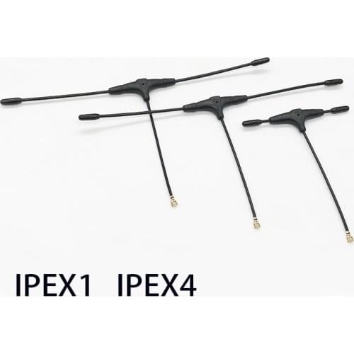 2PCS 915mhz MINI T-type IPEX 1 IPEX 4 Receiver Antenna for TBS CROSSFIRE Receiver Frsky R9mm 900MHZ FPV Racing Drone Freestyle