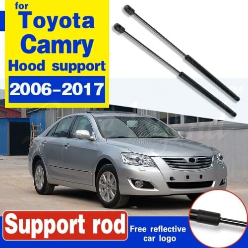 2Pcs Auto Car Front Engine Bonnet Gas Struts Bars Damper Hood Lift Support Shock For Toyota Camry 2006-2017 Support Gas Spring