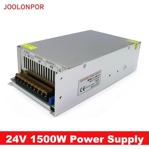 24V Switching power supply 110V / 220V to 24V 62.5A 1500W led power supply CCTV / LED Strip AC to DC source power Adapter