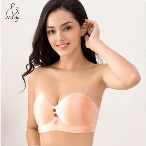 Maidy Big Size Bras Leopard Print Seamless Brassiere Wire Free Women Bra Push Up Bra Female Underwear Detachable Shoulder Strap