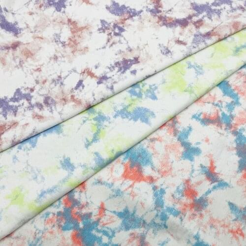 Two Tone Tie Dyed Jeans Fabric Fashion Cotton Twill Printed Denim Tissu DIY Handcrafts Coat Pants Blazer Tela 50X145cm
