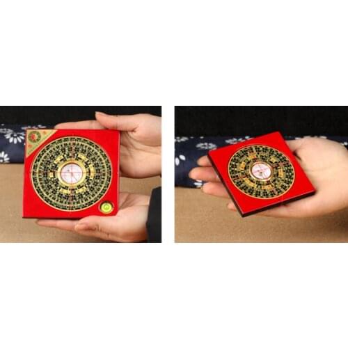 Geomantic water pure copper specialties Practical compass instrument Integrated ornaments statue home decoration wedding