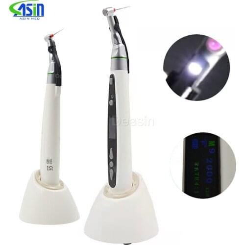 ASIN Dental LED Wireless Mini 16:1 Reduction Contra Angle Endo Motor Endodontic Treatment Reduction Contra-angle