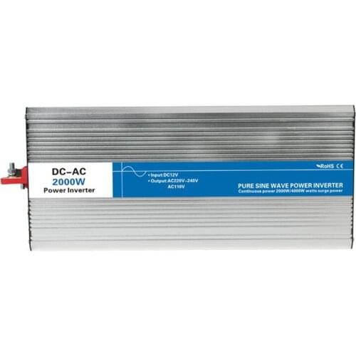 2000w pure sine wave inverter DC 12V/24V/48V to AC 110V/220V tronic power inverter circuits off-grid tie cheap 12 24 48 V