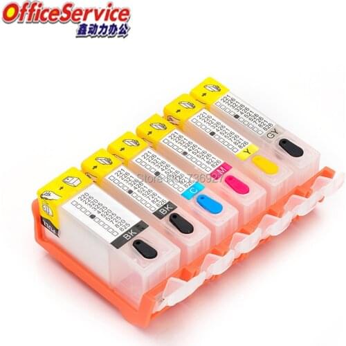 PGI-425 CLI-426 pgi425 cli426 Refillable Ink Cartridge For Canon PIXMA MG6140 MG6240 MG8140 MG8240 inkjet printer