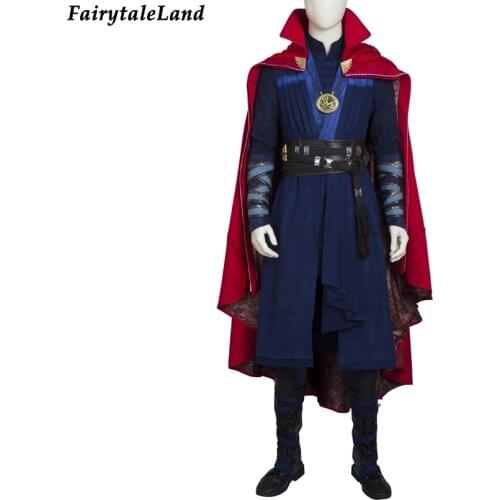 Dr.Vincent Cosplay Costume Stephen Strange Role-playing Battle Christmas Outfit Halloween Cool Clothing With Cape