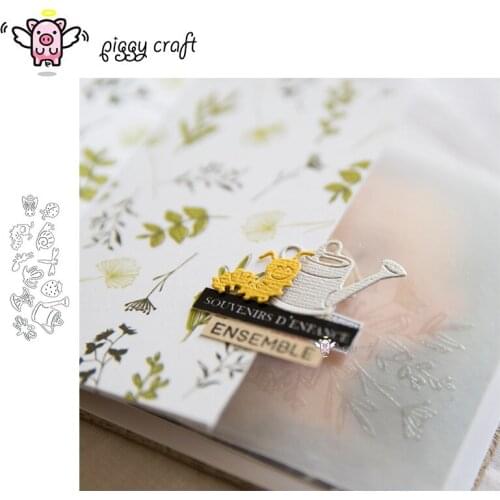Piggy Craft metal cutting dies cut die mold Insect kettle decoration Scrapbook paper craft knife mould blade punch stencils dies